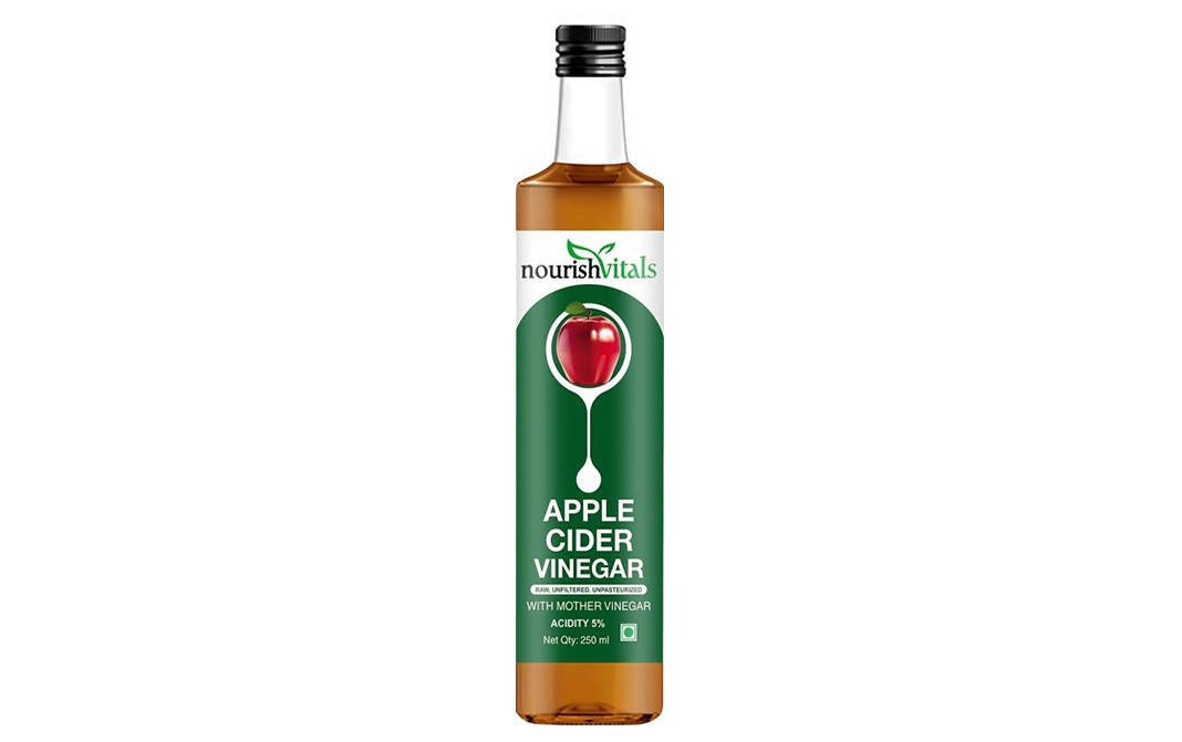 NourishVitals Apple Cider Vinegar   Bottle  250 millilitre